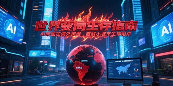 付费文章《世界变局生存指南，AI转型加海外突围，破解小城市生存陷阱》-优优云网创